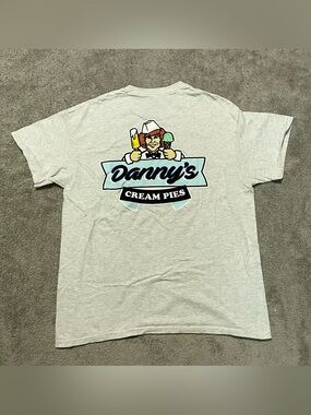 Danny Duncan 69 Danny’s Cream Pies Graphic T Shirt Mens L Gray
